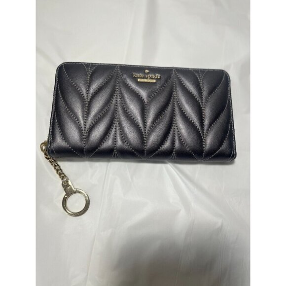 Kate Spade Briar Lane Quilted leather Neda Wallet gunmetal - Picture 14 of 14